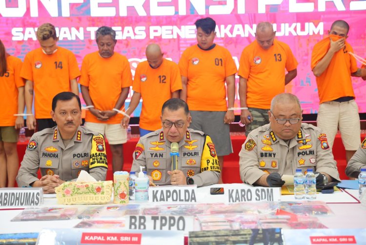 Kapolda Kepri Irjen Pol Yan Fitri Halimansyah Pimpin Konferensi Pers: Dukungan Polda Kepri untuk Program Asta Cita Presiden Demi Kepri Aman dan Sejahtera