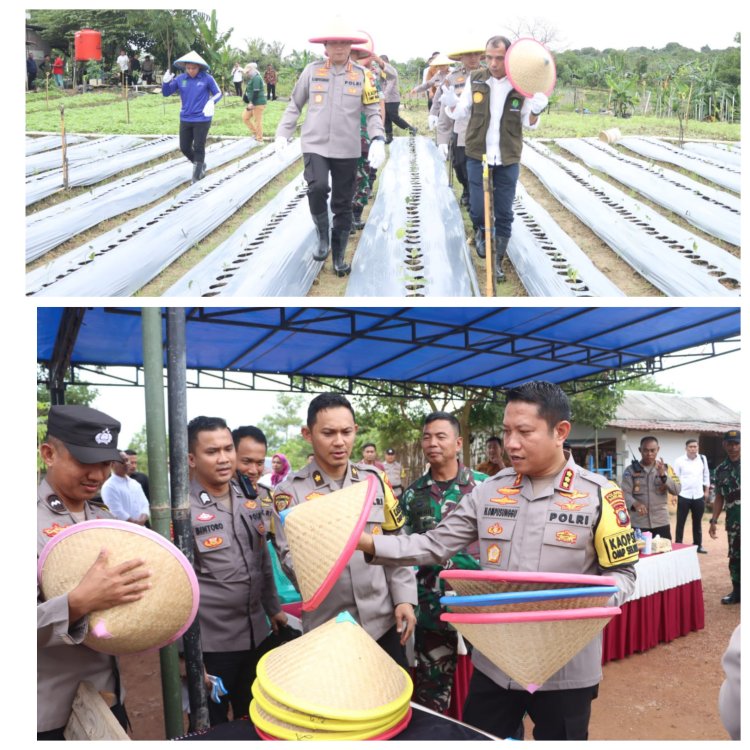 Dukung Asta Cita Presiden RI, Polresta Barelang Launching Gugus Tugas Polri Ketahanan Pangan