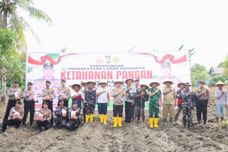 Polres Karimun Bentuk Gugus Tugas Polri Dukung Program Ketahanan Pangan ASTA CITA Presiden