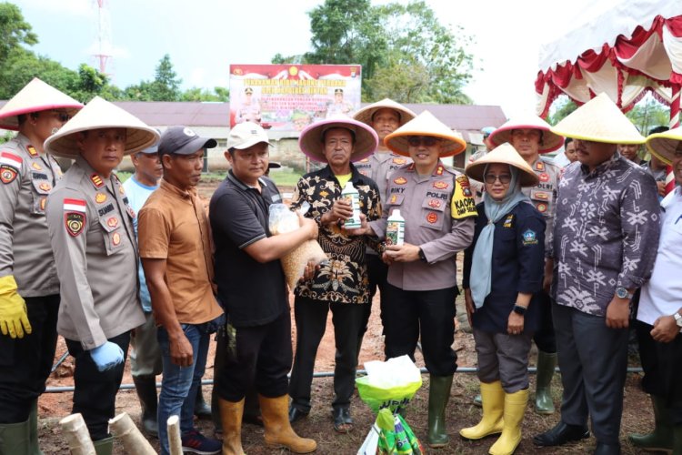 Polres Bintan Bentuk Gugus Tugas untuk Dukung Ketahanan Pangan Mandiri