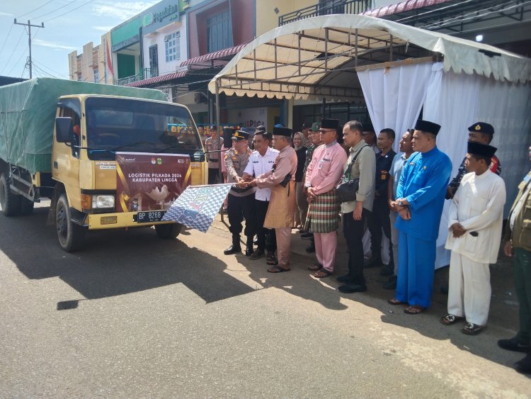 Polres Lingga Kawal Ketat Pendistribusian Perdana Logistik Pilkada 2024