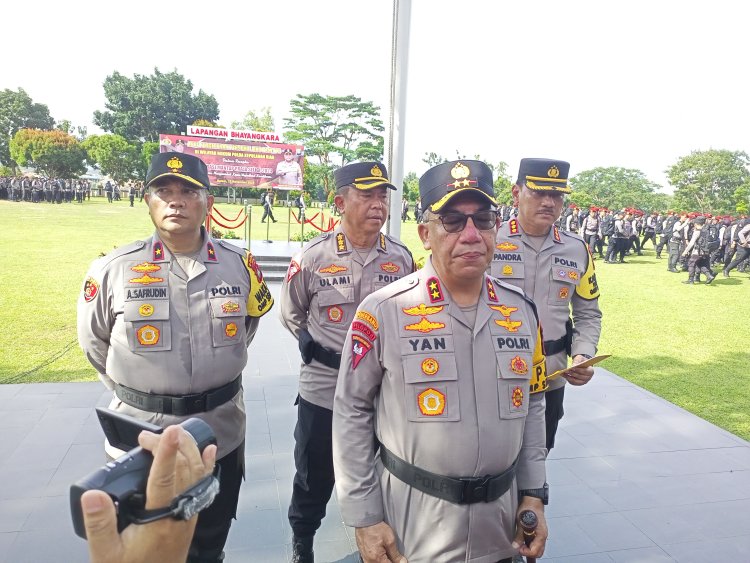 Kapolda Kepri Pimpin Apel Pergeseran Pasukan Pengamanan TPS