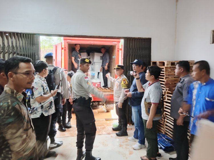 Polres Bintan Kawal Ketat Distribusi Logistik Pilkada ke Kecamatan Tambelan