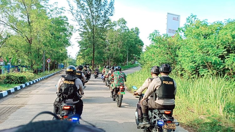 Patroli Gabungan di Batam Pastikan Masa Tenang Pilkada Berjalan Kondusif