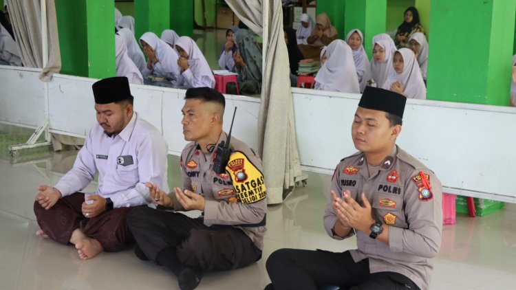 Polres Lingga Inisiasi Doa dan Dzikir Bersama Santri Baitul Quran untuk Pilkada Damai 2024