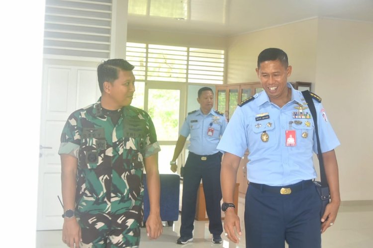 Danlanud RSA Natuna Sambut Tim Koopsud I, Pastikan Progres Pembangunan Tepat Waktu