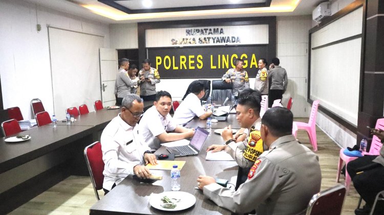 Tim Wasops Mantap Praja Seligi 2024 Lakukan Pengecekan Di Polres Lingga