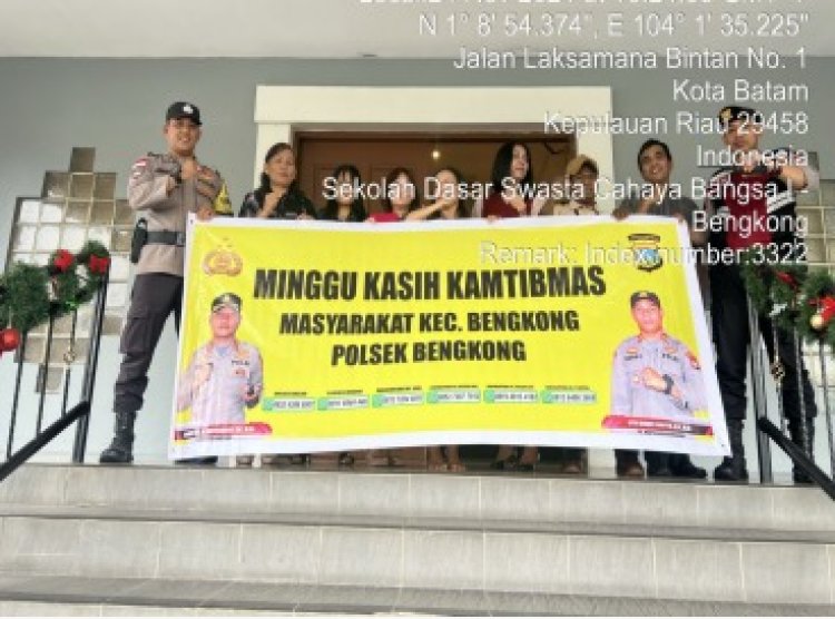 Polsek Bengkong Gelar Minggu Kasih Kamtibmas di Gereja Impact Community