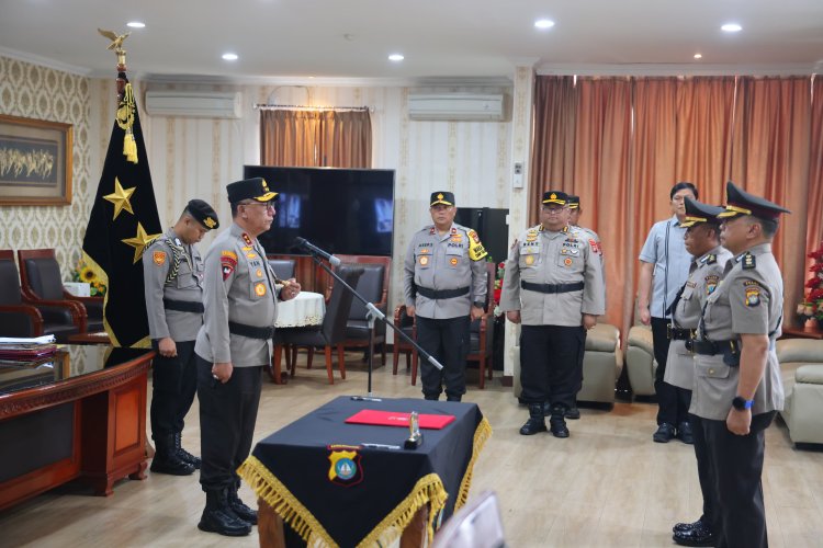 POLDA KEPRI LAKSANAKAN KEGIATAN SERTIJAB KAYANMA POLDA KEPRI