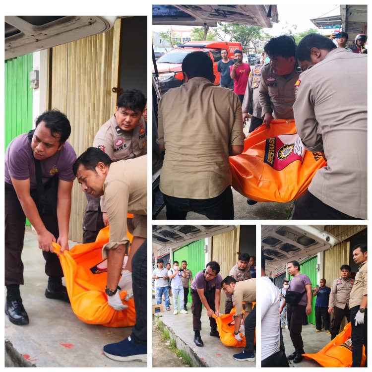 Unit INAFIS Polresta Barelang Lakukan Penyelidikan Penemuan Mayat Pria di Sekupang