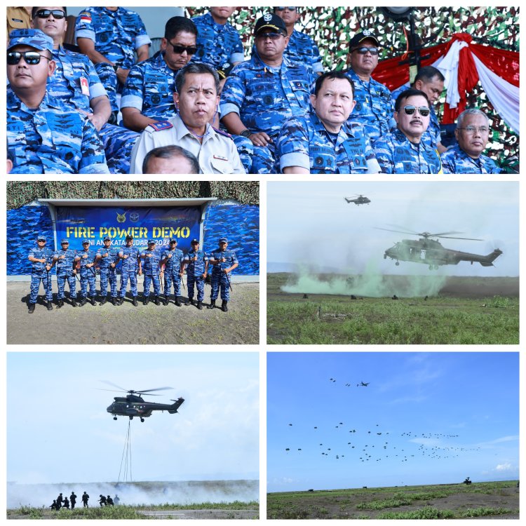 Danlanud RSA Natuna Hadiri Fire Power Demo TNI AU Latihan Angkasa Yudha 2024