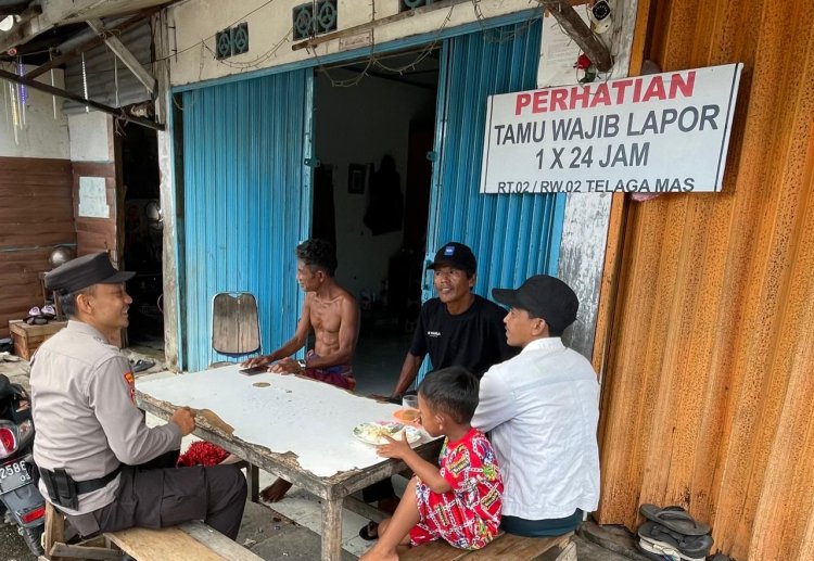 Satbinmas Polres Karimun Laksanakan Himbauan Kamtibmas Pasca Coblos Dan Hitung Suara Dalam Rangka Pilkada Serentak 2024