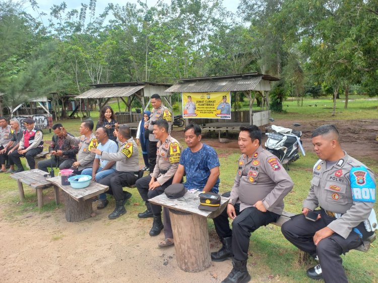 Polsek Sekupang Gelar Jumat Curhat di Kelurahan Tanjung Pinggir : Bahas Masalah Kamtibmas Secara Langsung