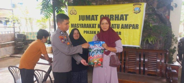 Jumat curhat Polsek Batu Ampar Bersama warga Tanjung Sengkuang Batu Ampar