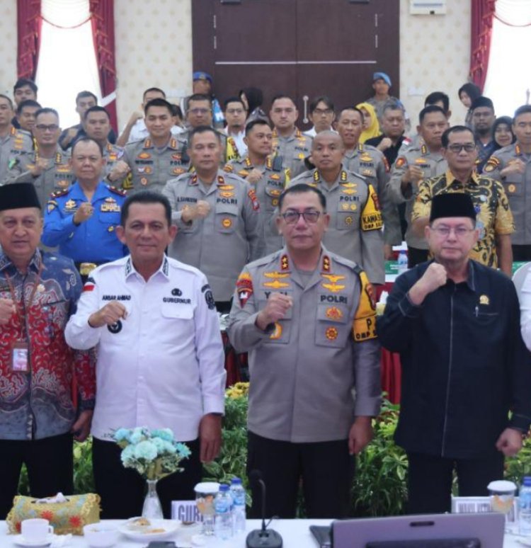 POLDA KEPRI GELAR RAKOR LINTAS SEKTORAL OPERASI LILIN SELIGI-2024