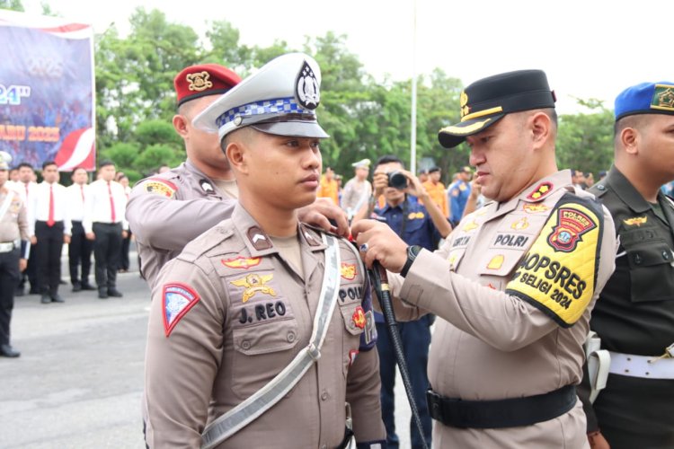 Polres Karimun Turunkan Ratusan Personel Pada Operasi Operasi Lilin Seligi 2024