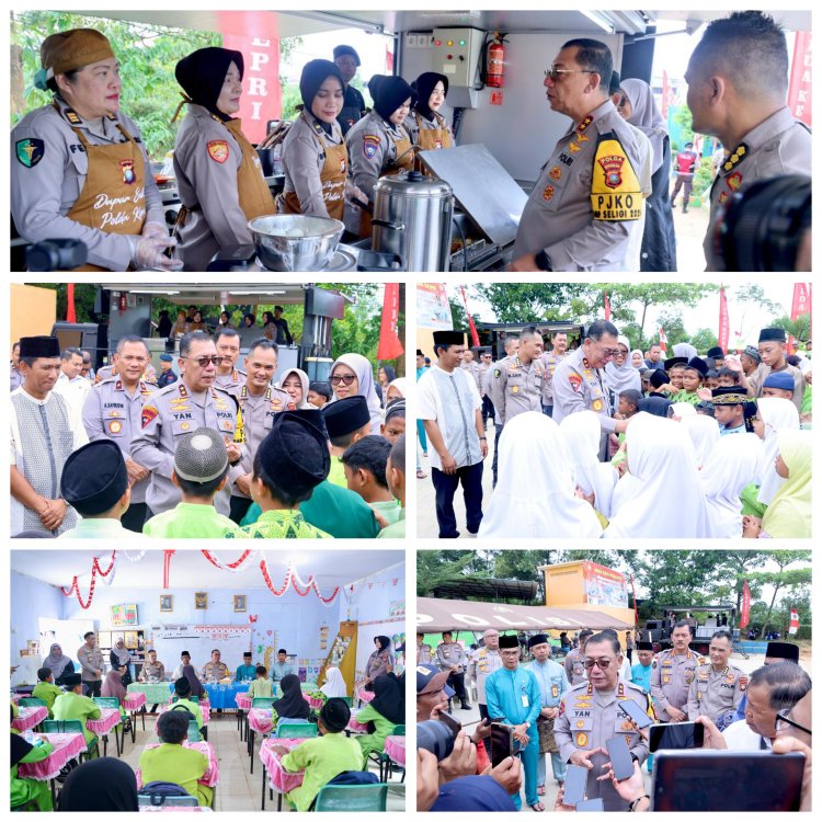 Polda Kepri Dukung Program Presiden RI dengan Makanan Bergizi Gratis di SDIT Al-Kautsar