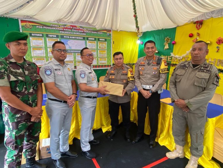 Kasatgas Opsda Operasi Lilin Seligi 2024 Tinjau Pos Pengamanan Strategis