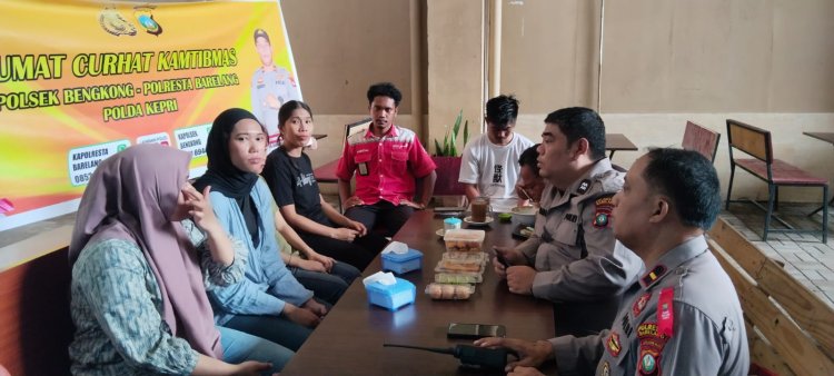 Polsek Bengkong Gelar Jumat Curhat, Dekatkan Kepolisian dengan Masyarakat