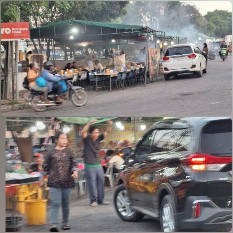 Pedagang Kaki Lima di Jl. Duyung, Baloi, Ganggu Lalu Lintas, Warga Keluhkan Kemacetan