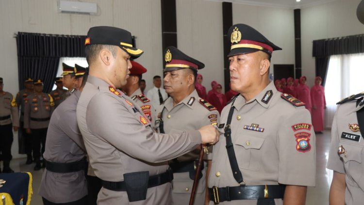 AKBP Apri Fajar Hermanto, Pimpin Serah Terima Jabatan PJU Polres Lingga