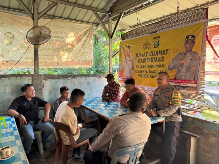 Polsek Sekupang Laksanakan Program Jumat Curhat Kamtibmas Presisi Kapolri di Kecamatan Sekupang