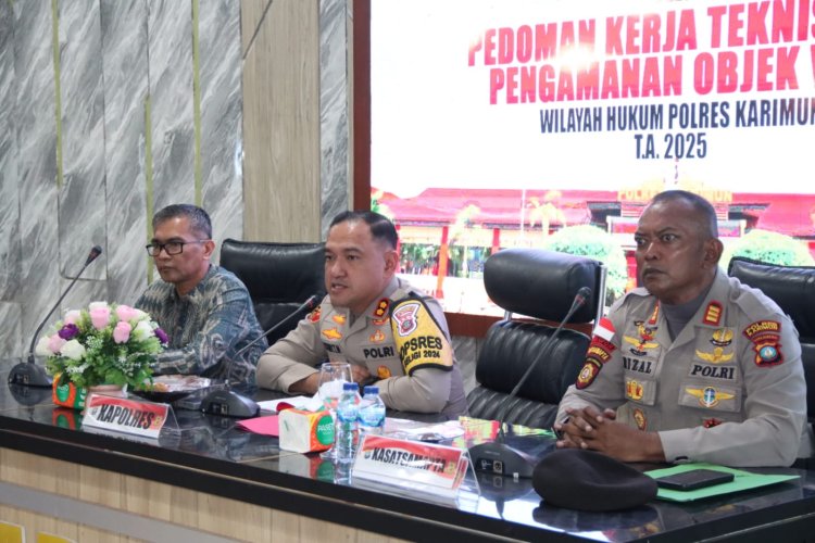 Polres Karimun Lakukan Mou NKK Dan PKT Pengamanan Objek Vital Untuk Tahun 2025