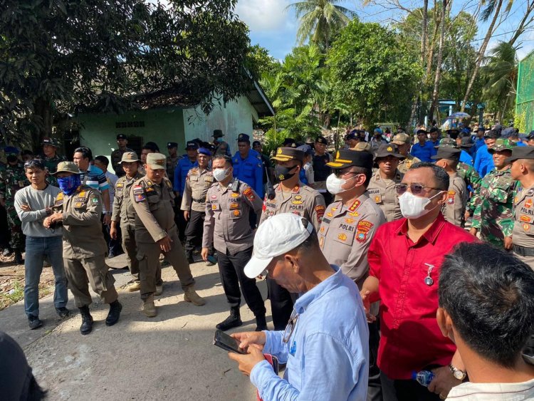 Polresta Barelang dan Tim Terpadu Amankan Penertiban Lanjutan di Lahan Tembesi Tower, Sagulung