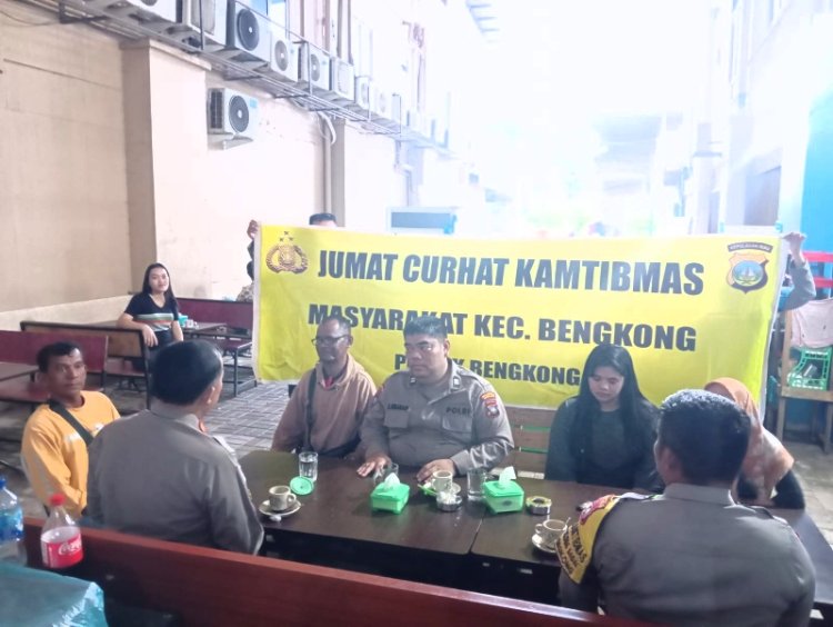 Polsek Bengkong Gelar Kegiatan Jumat Curhat Kamtibmas Bersama Warga Bengkong