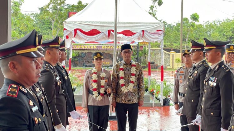 Pisah Sambut Kapolres Bintan Pejabat Lama Dan Baru