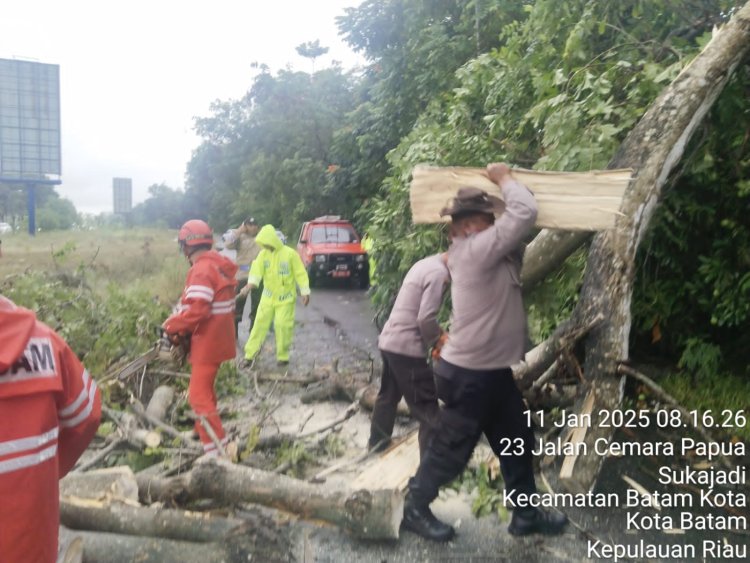 Hadapi Musim Penghujan, Polresta Barelang Laksanakan Apel Siaga Bencana