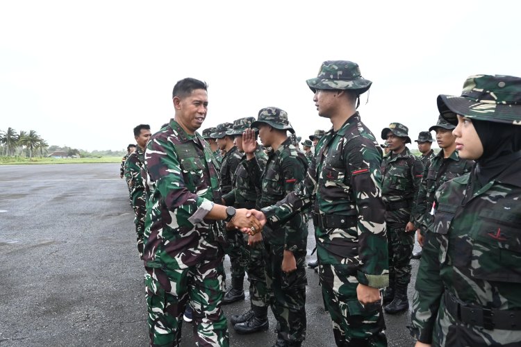 Lanud Raden Sadjad Natuna Diperkuat 52 Personel Baru, Resmi Bergabung dengan Tradisi dan Pembekalan Disiplin