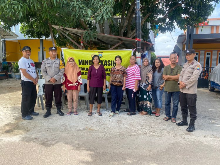 Polsek Batu Ampar Gelar Kegiatan Minggu Kasih di Batu Merah: Jalin Komunikasi dan Aspirasi Warga