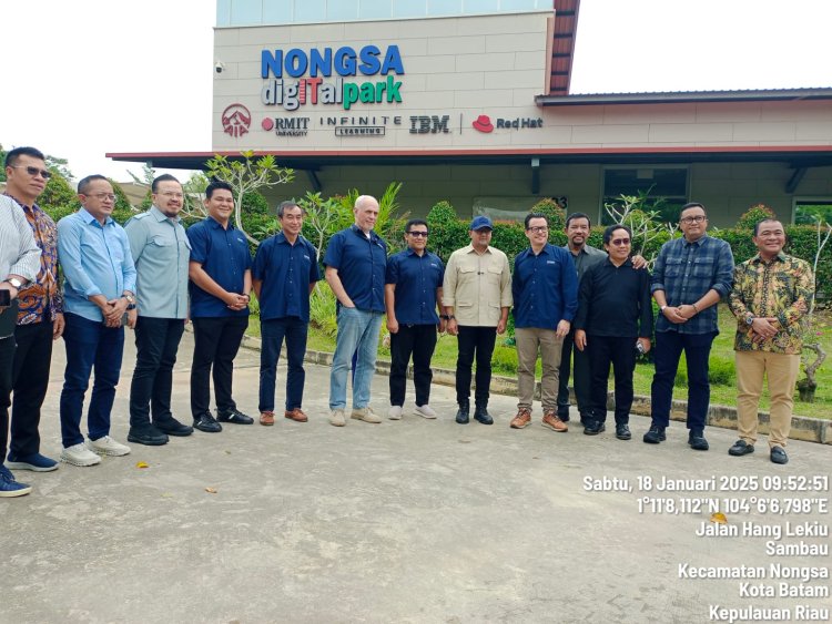 Polsek Nongsa Amankan Kunjungan Kerja Menteri Ekonomi Kreatif Di Nongsa Digital Park