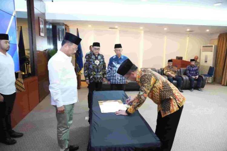 Muhammad Rudi Lantik Brigjen Pol Teguh Yuswardhie sebagai Direktur Pengamanan Aset BP Batam