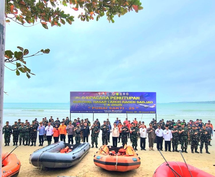 Puncak Latihan Survival Dasar Punai Sakti-25 Lanud Raden Sadjad: Ketangguhan Peserta Diuji di Laut Natuna