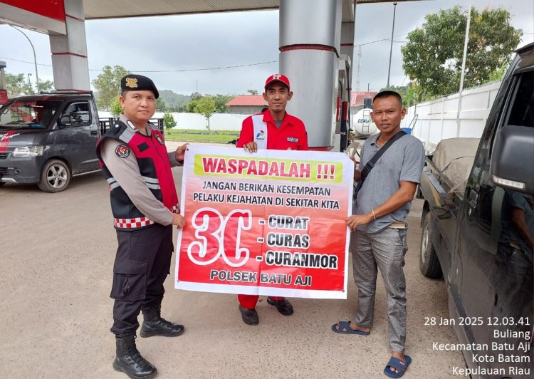 Polsek Batu Aji Laksanakan Patroli Antisipasi Kejahatan selama Libur Panjang Isra Mi’raj dan Imlek