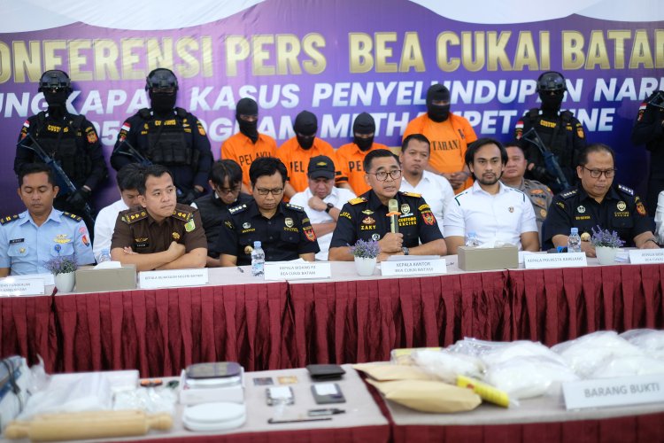 Bea Cukai Batam Gagalkan Penyelundupan 10,95 Kg Sabu di Bandara dan Hotel Sindikat Libatkan Pasangan dan Keluarga