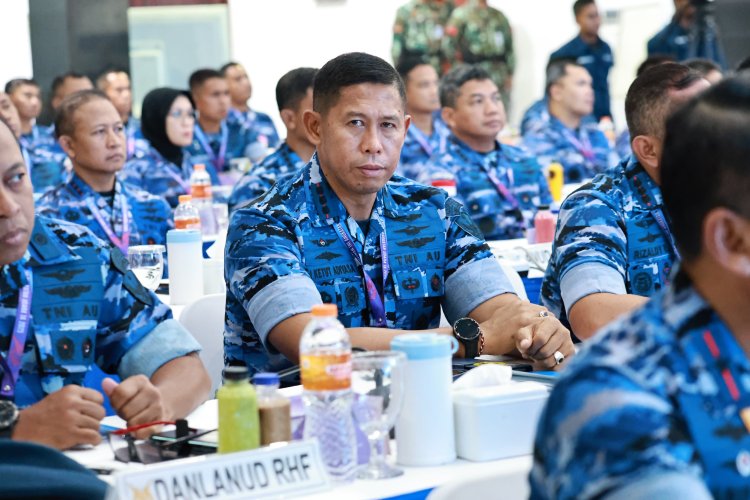 Membangun Kekuatan Udara yang Tangguh, Danlanud Raden Sadjad Natuna Hadiri Rapim TNI AU 2025