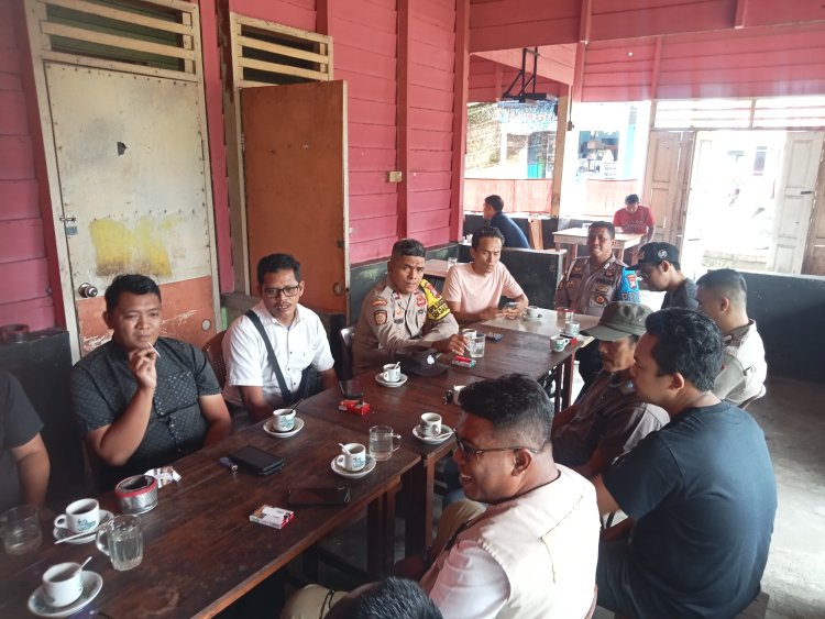 AKP Mayson Safri Coffe Morning Bersama Insan Pers Kabupaten Lingga