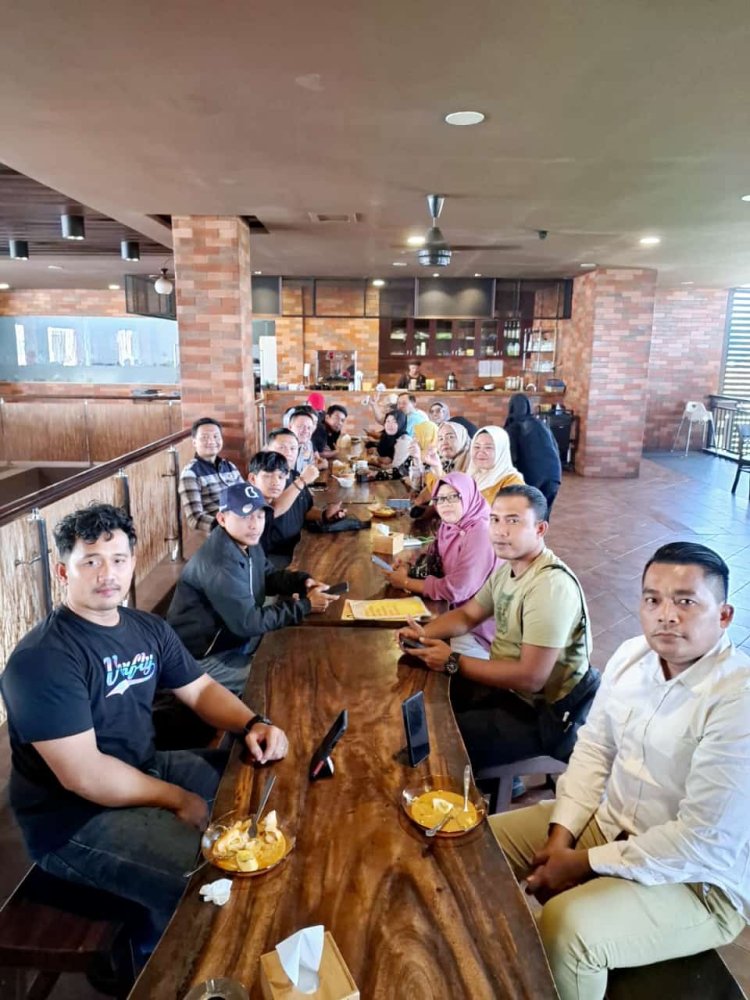 Kapolsek Batu Ampar Gelar Kopi Morning Bersama Insan Pers Kota Batam