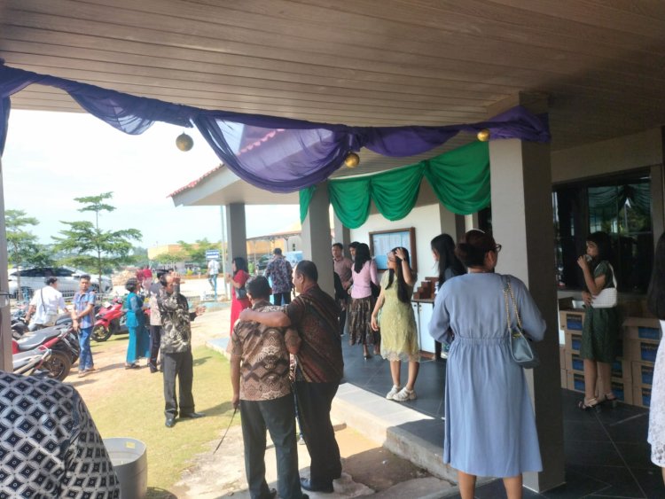 Polsek Bengkong Gelar Kegiatan Minggu Kasih Kamtibmas di Gereja GKPI Tg. Buntung