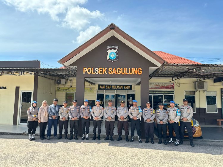 Sipropam Polresta Barelang Laksanakan Ops gaktiblin Dan Binetika Di Polsek Sagulung