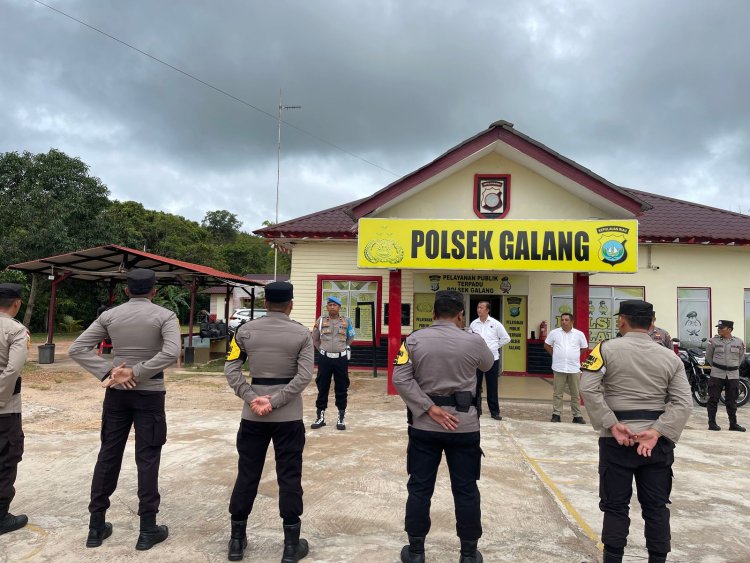 Sipropam Polresta Barelang Gelar Opsgaktiblin dan Binetika Polri di Polsek Galang