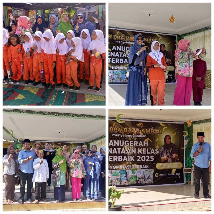 Bu Atiq Dewan DPRD Kota Batam Hadiri Acara Anugerah Penataan Kelas Terbaik 2025 di SDN 004 Batu Ampar