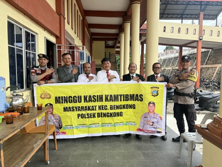 Polsek Bengkong Gelar Kegiatan Minggu Kasih Kamtibmas di Gereja Santo Damean