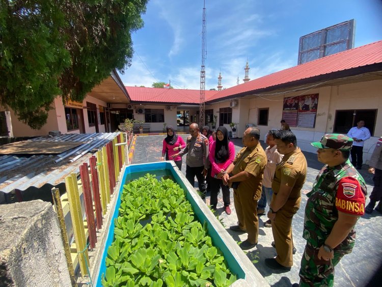 Polsek Balai Karimun Gelar Zoom Meeting Launching Program Pekarangan Pangan Lestari