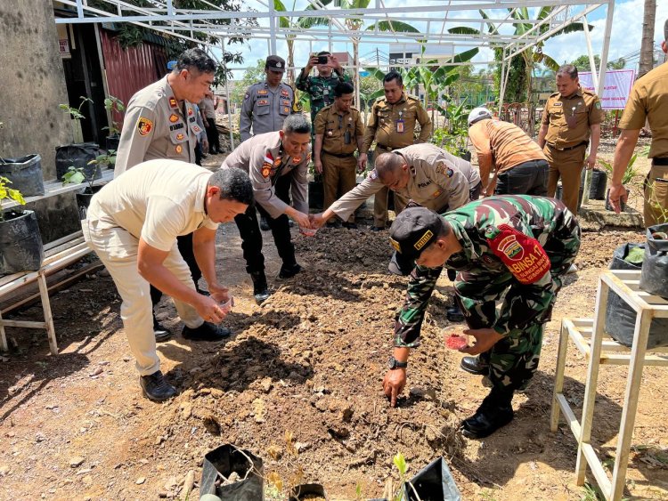 Polsek Sagulung Luncurkan Program Pekarangan Pangan Lestari, Dukung Ketahanan Pangan Nasional