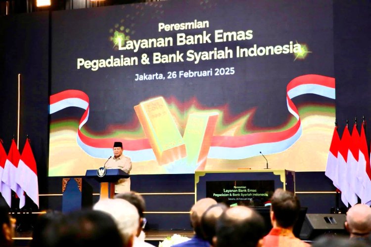 Presiden Prabowo Resmikan Bank Emas Pertama di Indonesia, Langkah Bersejarah untuk Kedaulatan Ekonomi