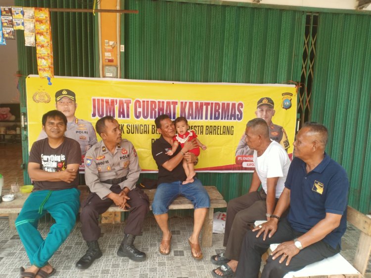 Polsek Sungai Beduk Rutin Gelar Jumat Curhat Kamtibmas, Warga Harapkan Patroli Lebih Intensif